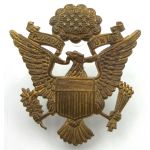 Unmarked British made US Army officer's eagle.