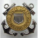 Us Coast Guard Auxiliary Visor Cap Badge
