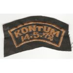 ARVN / South Vietnamese Army Kontum Battle Shoulder Arc / Patch