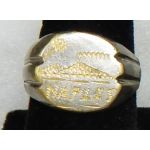 WWII Naples Trench Art Ring