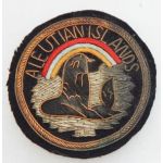WWII - Occupation Period Aleutian Islands Command Bullion Patch