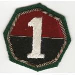 ROK / South Korean Army 1st Army Bullion Patch