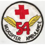 Vietnam 54th Medical Detachment HELICOPTER AMBULANCE Pocket Patch