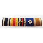 WWII era German five place ribbon bar