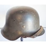 WWII M42 German Army Helmet Italian Front Bring Back