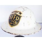 WWII era Civil Defense San Francisco Fire Department Lieutenant’s Helmet