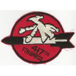 1950's-60's US Air Force 417th Fighter Bomber Squadron Patch