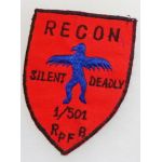 Vietnam 1st Battalion 501st Infantry RECON Pocket Patch