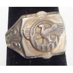 WWII Honorable Discharge / Ruptured Duck Ring