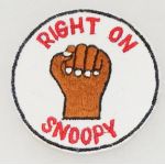Snoopy Brown Power Novelty Patch