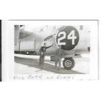 WWII Pin-up B-24 Nose Art Photo