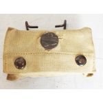 WWI era M-1910 first aid pouch with tin