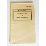 WWII US War Department Manual Handbook On 60 MM Mortar, M2