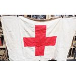 WWII Era Cotton Red Cross Flag