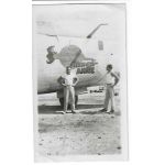 WWII Hanger Annie B-24 Nose Art Photo