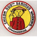 Vietnam Era ChiCom 500th Serious Warnings Squadron Patch