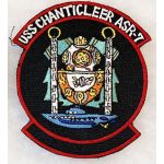 1960's US Navy USS Chanticleer ASR-7 Japanese Made Ships Patch