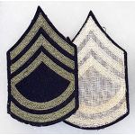 WWII First Sergeant Chevron Set