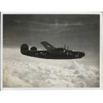 WWII B-24 68 In Flight Photo