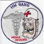 Vietnam US Navy Ed "Big Daddy" Roth Design HM GANG MEDICS REVENGE Patch