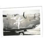 WWII Salvo Sally B-24 Nose Art Photo