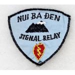 Vietnam 25th Division Signal Relay NUI BA DEN Pocket Patch