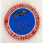 Vietnam Survivor US Forces Bomb Attack Danang 8 Jan 73 RVN Patch