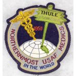 1955 Thule Greenland Northernmost USAF Medics In The World Squadron Patch