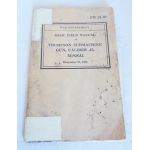 WWII US War Department Manual Handbook on Thompson Submachine Gun