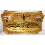 WWII Camp Carson Colorado German POW Carved Wooden Wall Hanger.