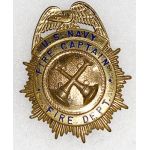 1950's-60's US Navy Fire Captain Badge