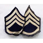 WWII Staff Sergeant Chevron Set.