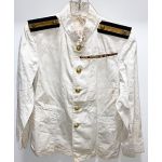 WWII Imperial Japanese Navy Identified Ensign's Tropical Tunic With Ribbon Bar