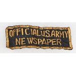 1940's-Early 1950's Official US Army Newspaper Patch