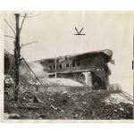 WWII Smoking Wreckage Of Hitler's House Berchtesgaden PR Photo