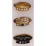 WWII-1960's Pacific Stars And Stripes Correspondents Service Pin Set