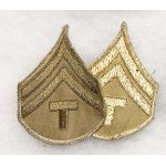 WWII Tech Sergeant Chevron Set