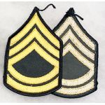 Vietnam Era Sergeant First Class Chevron Set