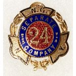 1900's 24th Separate Company New York National Guard 10K Badge