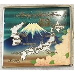 1950's Memory Of Japan And Korea Enameled Cigarette Case