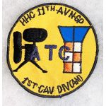Vietnam Headquarters & Headquarters Company 11th Aviation Group 1st Cavalry Division Pocket Patch