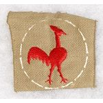 WWII British 23rd Indian Division Italian Made Patch
