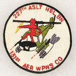 Vietnam 227th Assault Helicopter Battalion 131st Aero Weapons Company Pocket Patch