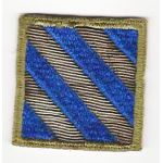WWII 3rd Division Gemsco Type Bullion Patch