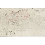WWII era US Army Map PLAN DE TUNIS by U.S. Army Engineers