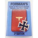Forman's Guide to the Third Reich German Awards And Their Values By Adrian Forman Book