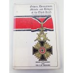 Orders, Decorations, Medals and Badges of the Third Reich By David Littlejohn Book