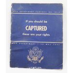 WWII If You Should be Captured Booklet