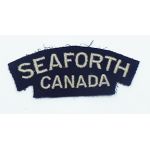 WWII Canadian Seaforth Highlanders Shoulder Title
