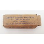 Rare WWII era US GI Motion Sickness Preventive pills still sealed